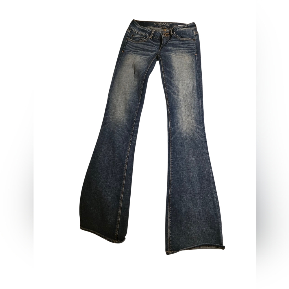 American Eagle Outfitters Medium Wash Flare Jeans